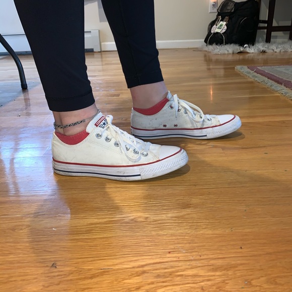 white converse sneakers - Picture 6 of 8